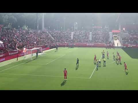 Gol Stuani penalti. Girona vs Las Palmas