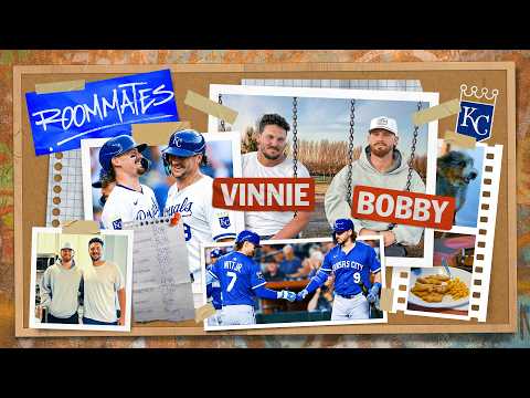 Roommates! Life with Royals buds Vinnie Pasquantino & Bobby Witt Jr. (World Baseball Classic stars)