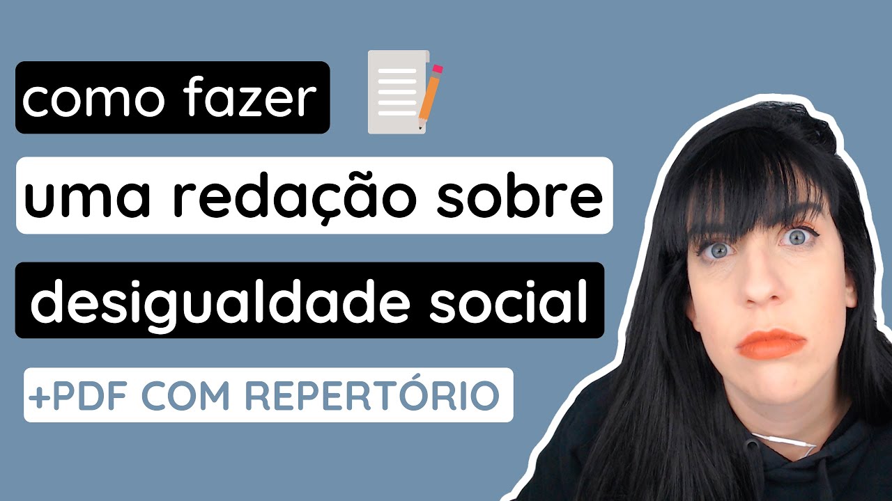 Redação sobre desigualdade social
