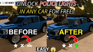How To Unlock Police Lights In Car Parking Multiplayer New Update