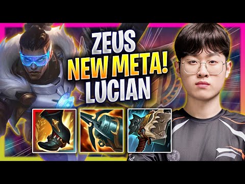 ZEUS CRAZY NEW META LUCIAN TOP! - T1 Zeus Plays Lucian TOP vs Olaf! | Season 2025