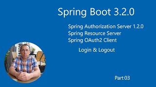 Spring Boot 3.2.0 - Spring Authorization Server - Login - logout