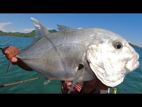 SE02EP042 Part 1 - INTENSE! ( GIANT TREVALLY ATTACK) LITERAL na HATAKAN sa MGA GT | Ang LALAKI!