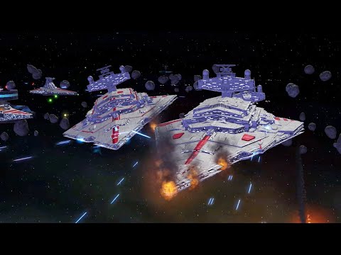 Massive Epic Cinematic Space Battle - Empire At War: Fall Of The Republic #npcwars