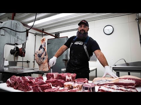 , title : 'How to Butcher a Cow | ENTIRE BREAKDOWN | by The Bearded Butchers!'