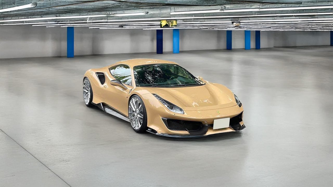 Ferrari 488 Catback en titane avec valves