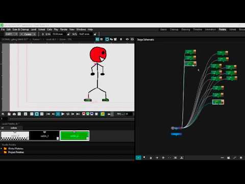 OpenToonz 1.4 - Skeleton Tool Tutorial