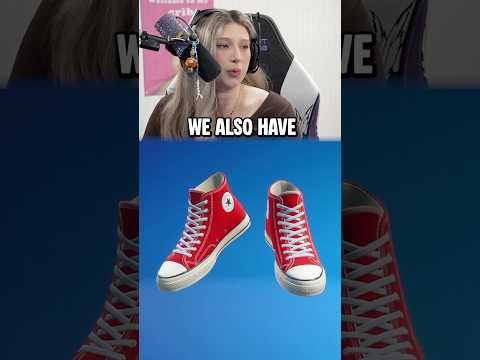 HappyGal’s Reaction To Converse Shoes In Fortnite! #happyhappygal #fortnite #converse #shoes
