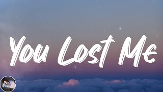 Christina Aguilera - You Lost Me (Lyrics)