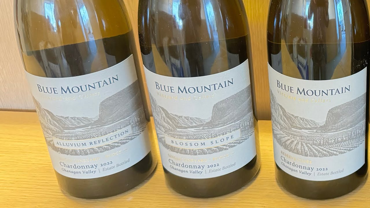Blue Mountain Vineyard & Cellars Premium B.C. Chardonnay Wines Review - 2022 Vintage