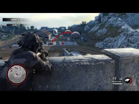 Sniper Elite 4 Thompson range challenge