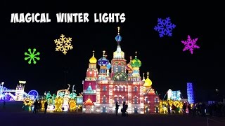 Magical Winter Lights Christmas Lights Houston Ride on Dinosaur Kids Fun Play