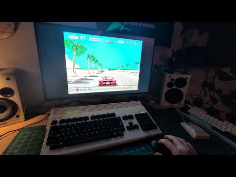 Outrun on Amiga 1200 with TF1230