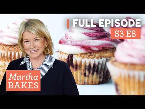 Martha Stewart Makes Cupcakes 4 Ways | Martha Bakes S3E8 "Cupcakes"