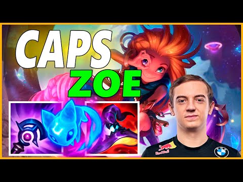 ⚡CAPS ZOE MID GAMEPLAY⚡SEASON 12 LEAGUE OF LEGENDS