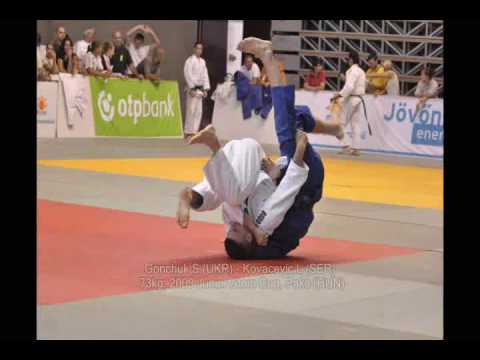 Judo 2009 Paks -73kg Gonchuk S (UKR) - Kovacevic L (SER) - Junior Atom Cup