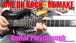 Download lagu ONE OK ROCK - Re:make (Guitar Playthrough Cover By Guitar Junkie TV) HD mp3