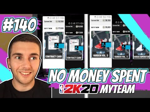 NBA 2K20 MYTEAM SELLING DIAMOND CONTRACTS AND DIAMOND SHOES!! SO MUCH PROFIT! | NO MONEY SPENT #140