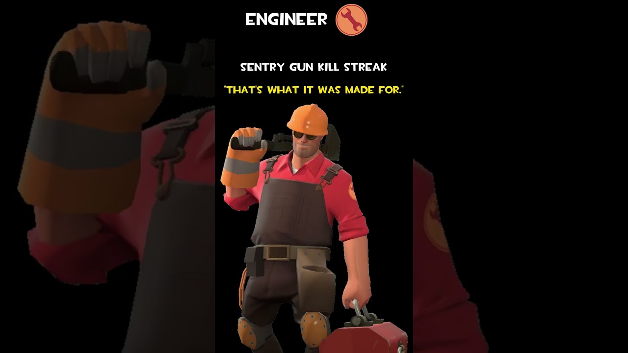 Engineer | Sentry Gun Kill Streak | Engineer Voice Lines