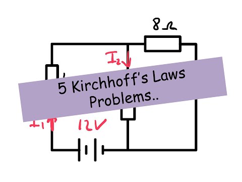kirchhoff's Law Problems - A level Physics