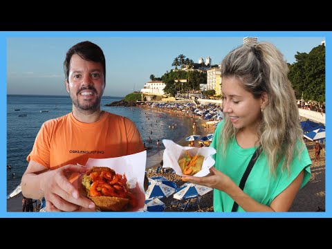 COMIDA DE RUA 🔥 em Salvador, Bahia + melhor CACHORRO QUENTE 🌭 | RIO4FUN