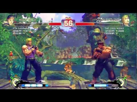 SSF4 AE 2012 - THE COOL KID93 (Cody) Vs KaizenMaster (Ryu) - Casuals