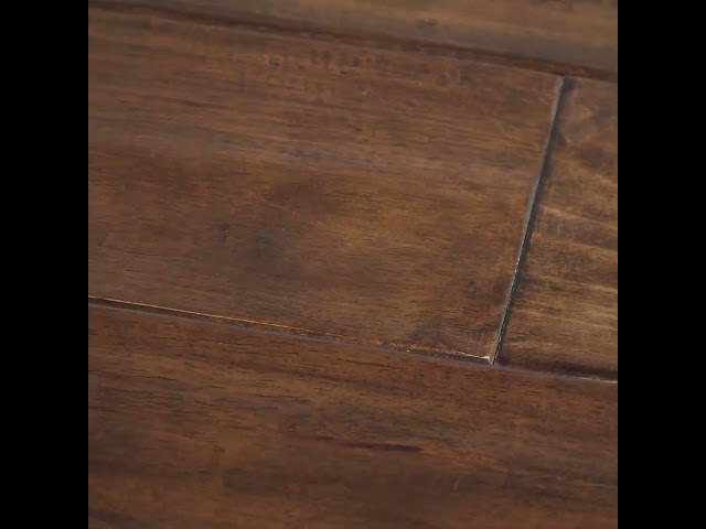 Паркетная доска Гевея cостаренная Браун