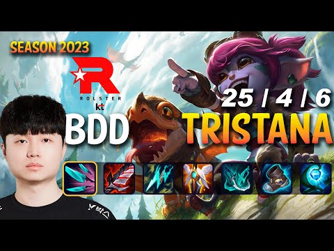 KT BDD TRISTANA vs LEBLANC Mid - Patch 13.15 KR Ranked