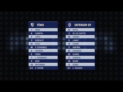 Apertura - Fecha 15 - Fénix 1:2 Defensor Sp.