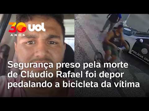 Morte em Copacabana: Suspeito presta depoimento com bicicleta da vítima no Rio