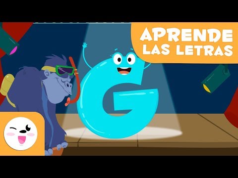 Aprende la letra "G" con el gorila Galileo - El abecedario