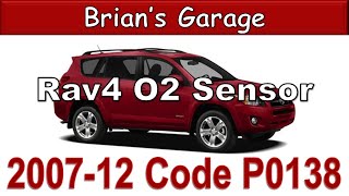 How to Replace 2007 - 2012 Rav4 O2 Sensor