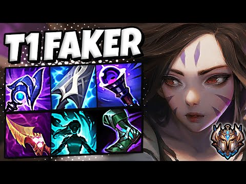 T1 Faker Kaisa vs Ahri [ MID ] Korea Challenger Patch 12.5 ✅