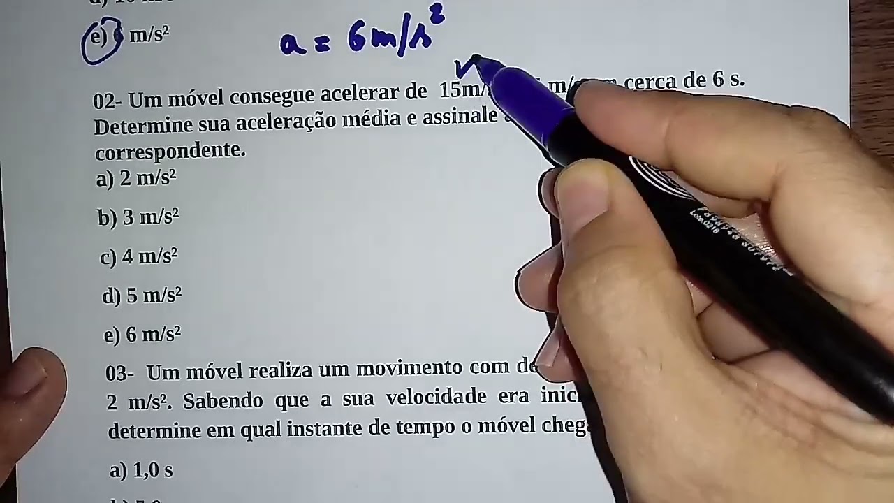 Aceleração Escalar Média