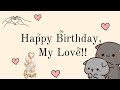 Happy Birthday My Love Heart Touching Birthday Wishes Message Gf Bf Husband Wife Happybday