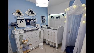Quarto de Bebê do Bernardo, filho da atriz Aline Dias, no Vídeo Show