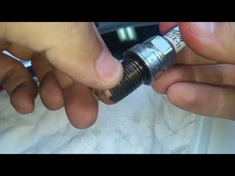 NGK Iridium Spark Plugs After 6,000 miles.