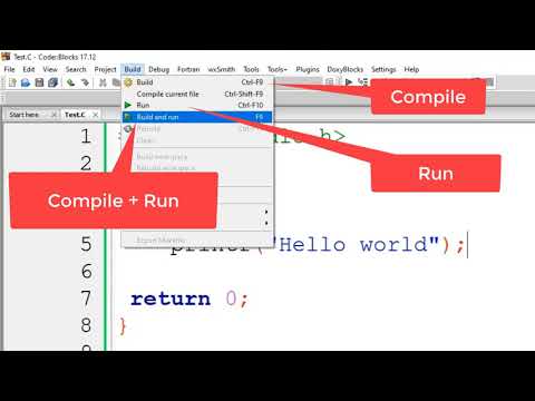 First C Program Using Codeblocks Hindi