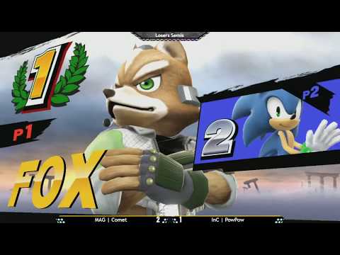 Construct 108  - InC | PowPow vs MAG | Comet -  Smash 4 Singles LS