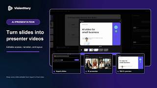 How to Turn PowerPoint into an AI Video | VisionStory Tutorial