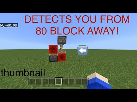 O MAN 3307 - OVERPOWERED Player detector for ✨Minecraft Bedrock✨(PE PS5/4 Xbox) TUTORIAL! #redstonecreations