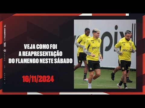 See what Flamengo's re-presentation was like this Saturday