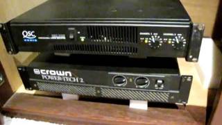 Video thumbnail for QSC RMX 2450 Amp driving Klipsch Cornwall's by Thane Grooms