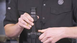 Video: Sig Sauer SIERRA4BDX 4-16x44 SFP Belyst BDX-R2 Kikarsikte