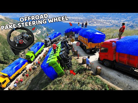 OFFROAD NAIK GUNUNG PAKE STEERING WHEEL - GTA 5 MOD