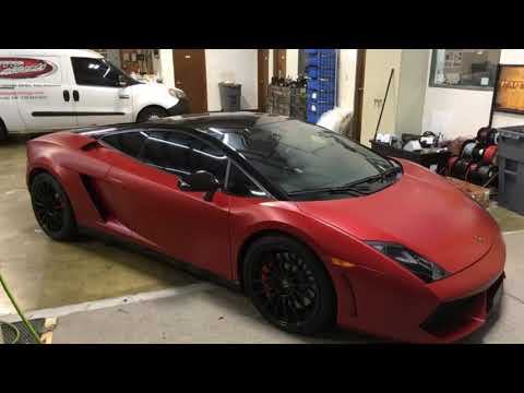 Lambo Wrap, Interior Lighting and Head Unit