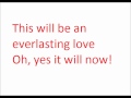 This will be (an everlasting love) - Natalie Cole (with lyrics)