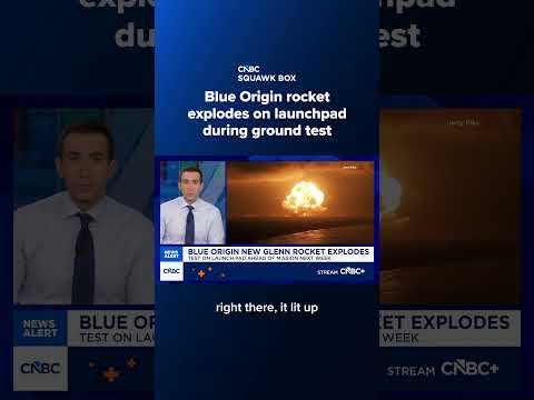 Blue Origin rocket explodes on launchpad during ground test