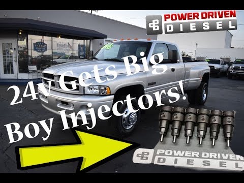 24v Cummins Injector Install! | 6X.010 SAC Power Driven Diesel!
