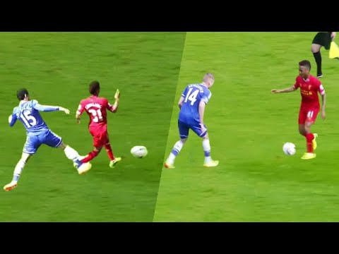 A Young Raheem Sterling Against Chelsea